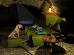 Screenshot of the Maya 3D-animation